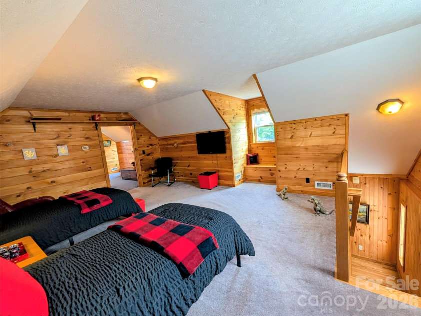 213 Rustling Pines Drive, Hendersonville, NC 28792.  MLS# CAR4418354, YatesRealty ID 46806. Upstairs Area With Window Seat