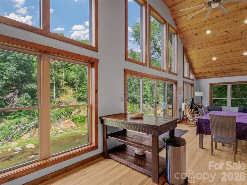 359 Shull Farm Road, Burnsville, NC 28714.  MLS# CAR4418216, YatesRealty ID 46807. Light and airy with river views