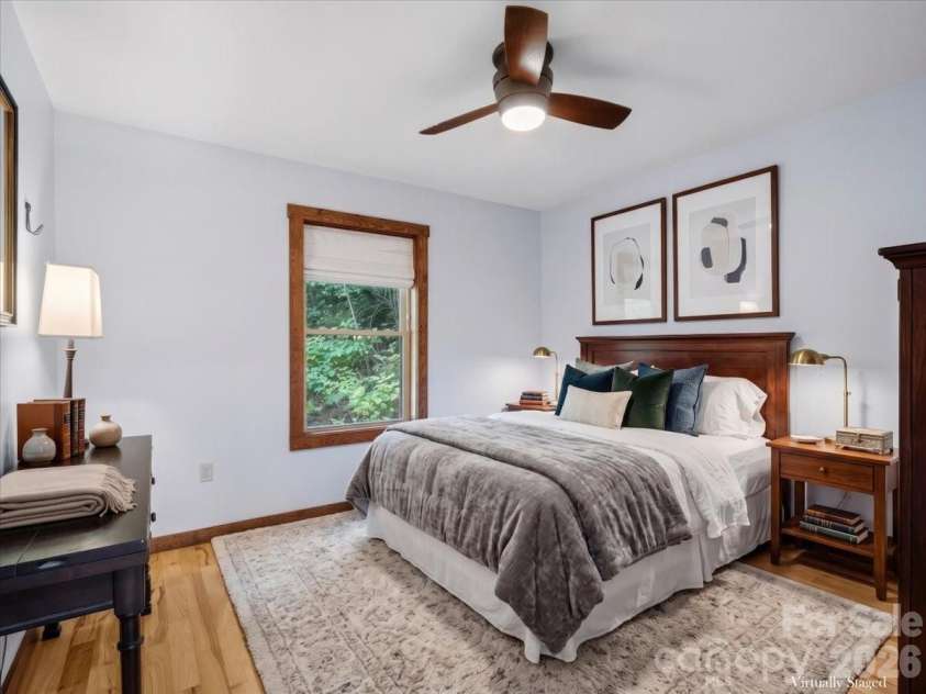 359 Shull Farm Road, Burnsville, NC 28714.  MLS# CAR4418216, YatesRealty ID 46807. Virtually staged main level bedroom