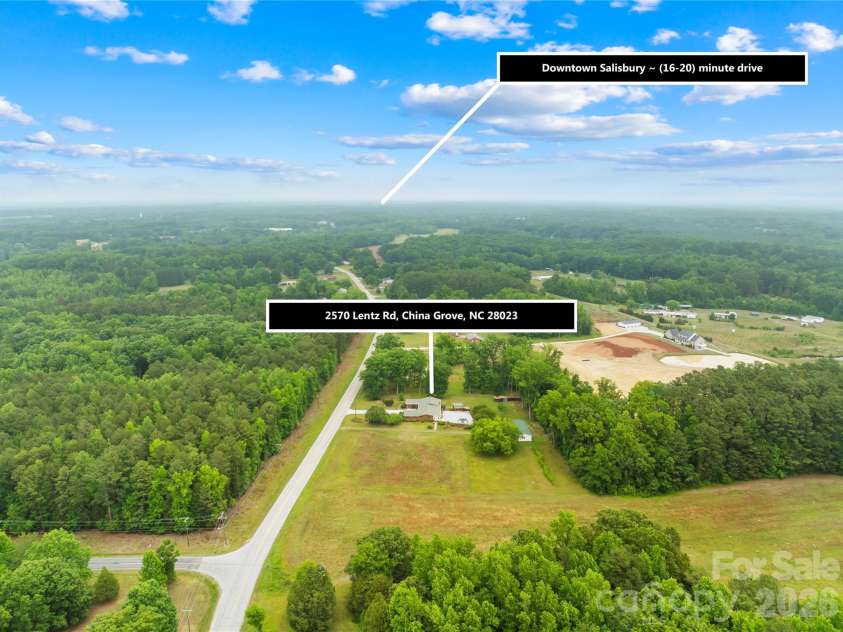 2570 Lentz Road, China Grove, NC 28023.  MLS# CAR4385487, YatesRealty ID 4682. 