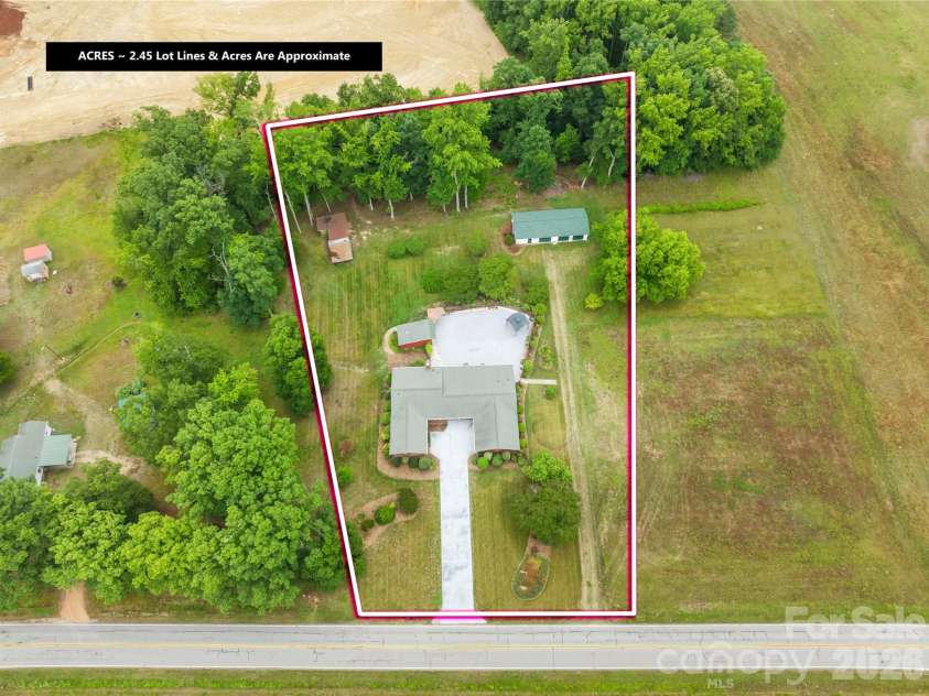 2570 Lentz Road, China Grove, NC 28023.  MLS# CAR4385487, YatesRealty ID 4682. 