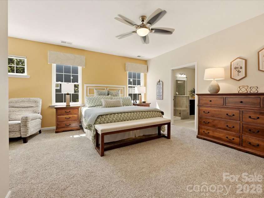 5060 Big Bend Drive, Lancaster, SC 29720.  MLS# CAR4414688, YatesRealty ID 46826. Primary on Main with New Carpet, Fan and Remote Blinds