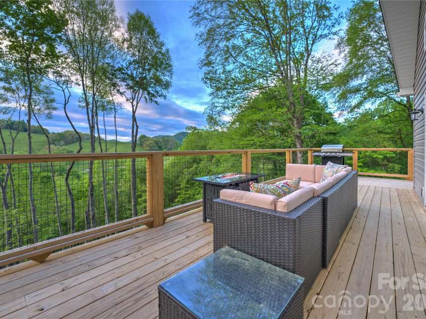 145 Banjo Lane, Waynesville, NC 28785.  MLS# CAR4413174, YatesRealty ID 46861. Deck