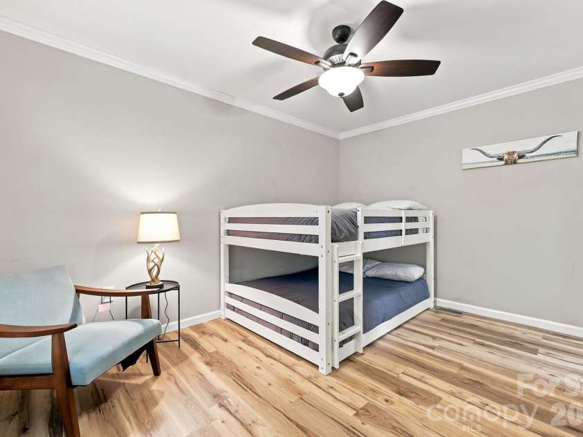 145 Banjo Lane, Waynesville, NC 28785.  MLS# CAR4413174, YatesRealty ID 46861. Third bedroom - Bunk room