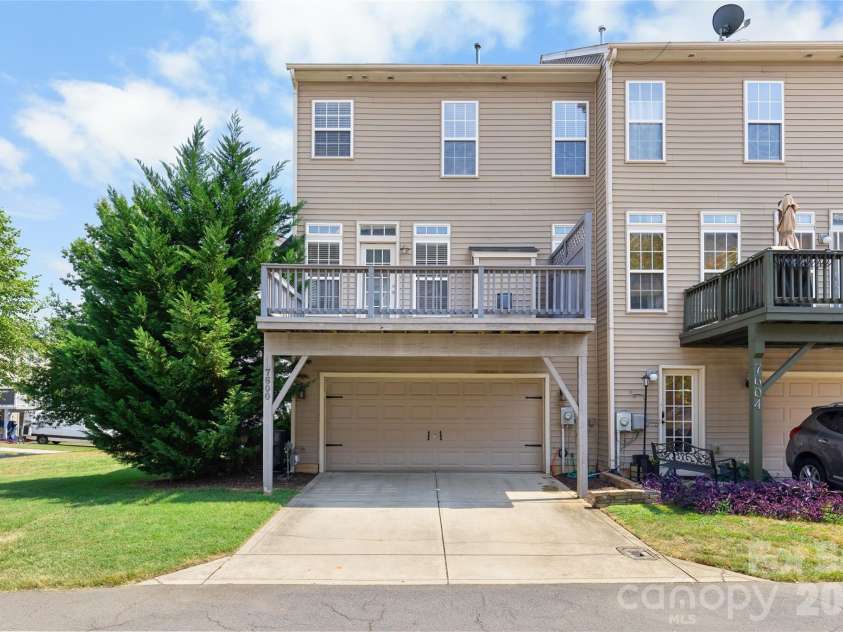 7600 Turley Ridge Lane, Charlotte, NC 28273.  MLS# CAR4413385, YatesRealty ID 46876. Rear entry 2 car garage and private deck.