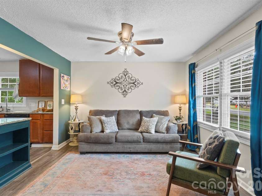 205 Phifer Street, Marshville, NC 28103.  MLS# CAR4417696, YatesRealty ID 46883. Living room