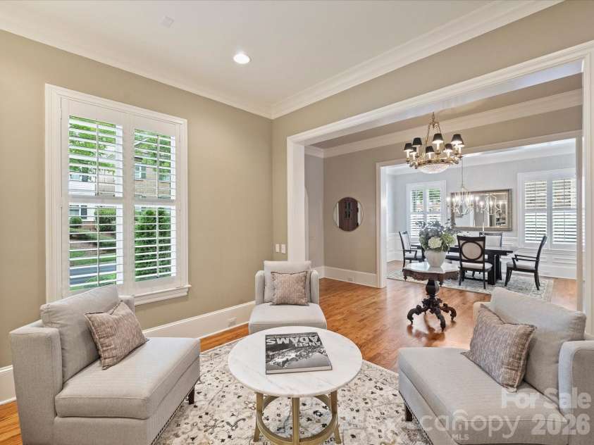 8843 Heydon Hall Circle, Charlotte, NC 28210.  MLS# CAR4416774, YatesRealty ID 46894. Living or Study