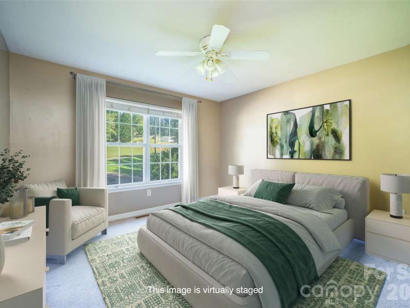 151 Willard Lane, Hendersonville, NC 28792.  MLS# CAR4281738, YatesRealty ID 4690. First Bedroom Virtually Staged