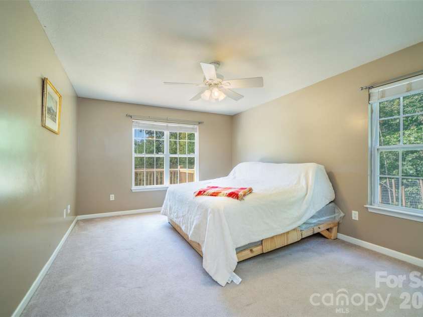 151 Willard Lane, Hendersonville, NC 28792.  MLS# CAR4281738, YatesRealty ID 4690. Primary bedroom