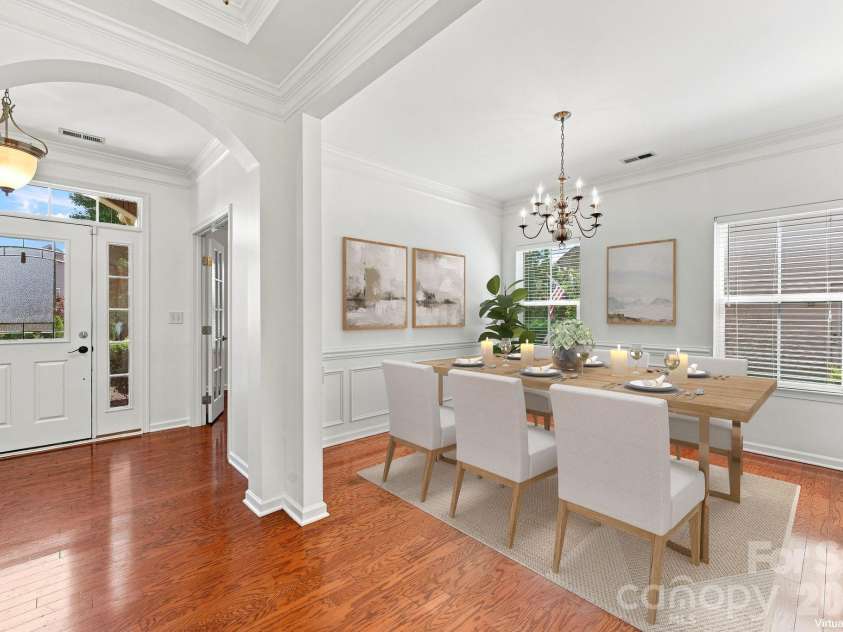 593 Harrison Drive, Concord, NC 28027.  MLS# CAR4413836, YatesRealty ID 46904. Formal dining room virtually staged