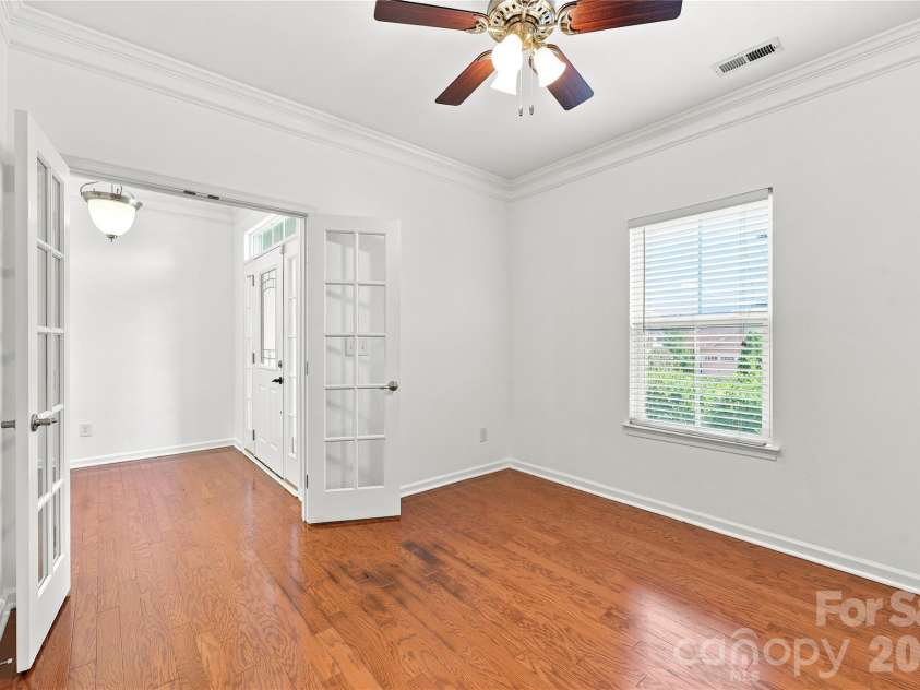 593 Harrison Drive, Concord, NC 28027.  MLS# CAR4413836, YatesRealty ID 46904. Front office with French doors