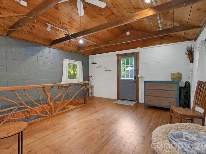 354 King Road, Pisgah Forest, NC 28768.  MLS# CAR4416298, YatesRealty ID 46932. Beautiful open ceiling