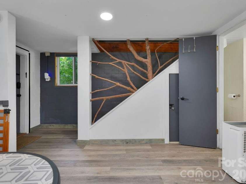 354 King Road, Pisgah Forest, NC 28768.  MLS# CAR4416298, YatesRealty ID 46932. Beautiful Staircase