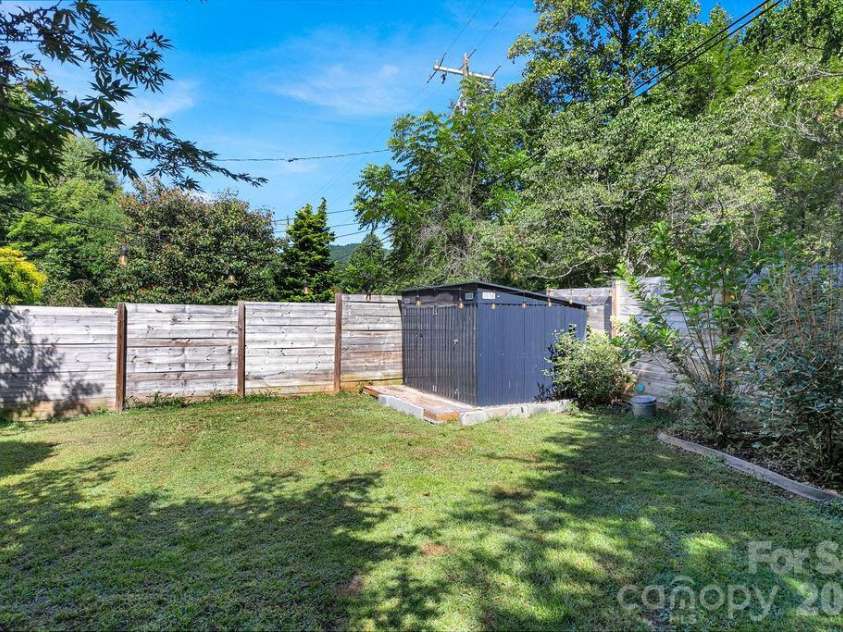 354 King Road, Pisgah Forest, NC 28768.  MLS# CAR4416298, YatesRealty ID 46932. Level Fenced Yard