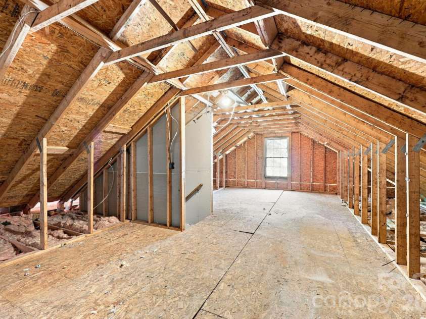 1395 Ebenezer Road, China Grove, NC 28023.  MLS# CAR4418139, YatesRealty ID 46945. Large walk-in attic