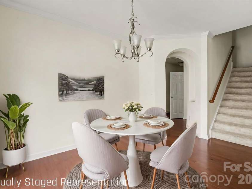 15109 Jade Street, Charlotte, NC 28277.  MLS# CAR4392614, YatesRealty ID 46948. Dining Room *Virtually Staged*
