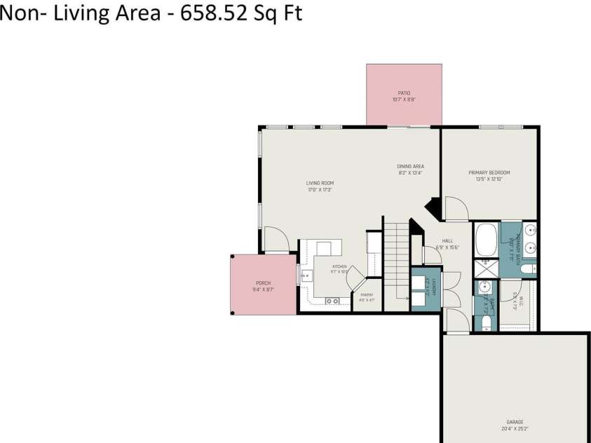 15109 Jade Street, Charlotte, NC 28277.  MLS# CAR4392614, YatesRealty ID 46948. First level floor plan