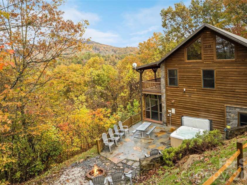 235 Soaring Eagle Road, Bryson City, NC 28713.  MLS# CAR4316418, YatesRealty ID 4698. Outdoor space with views of the Great Smokies 