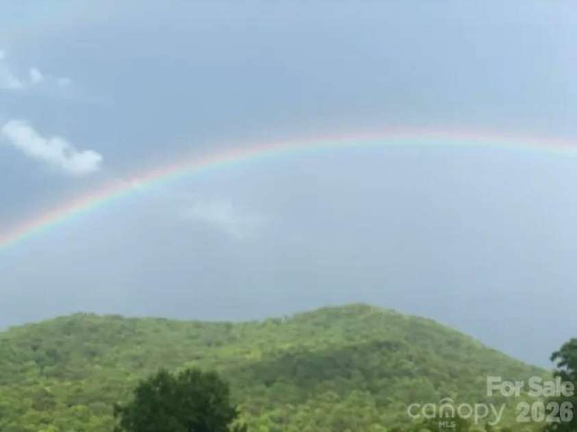 574 and 576 Paint Fork Road, Barnardsville, NC 28709.  MLS# CAR4418106, YatesRealty ID 46983. Rainbows