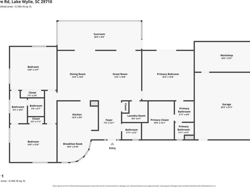 9 Cove Road, Lake Wylie, SC 29710.  MLS# CAR4418625, YatesRealty ID 46996. 