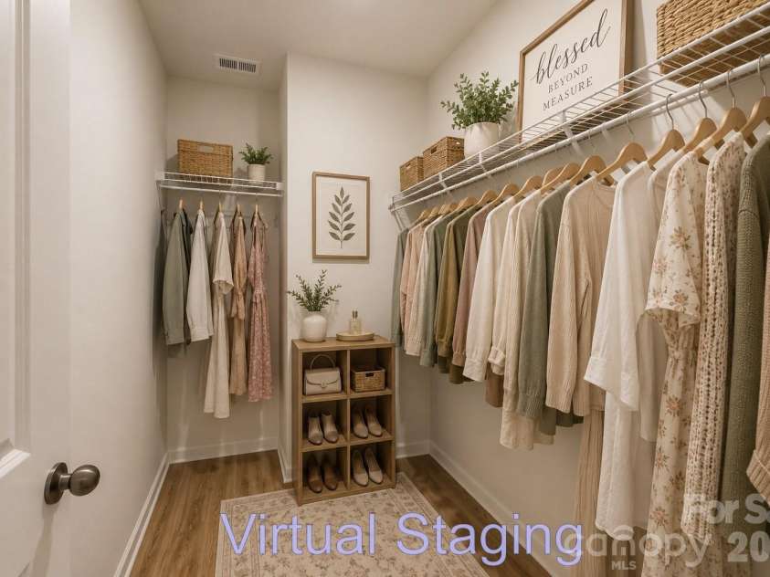 178 Panther Creek Road, Troutman, NC 28166.  MLS# CAR4418750, YatesRealty ID 47013. Primary Closet