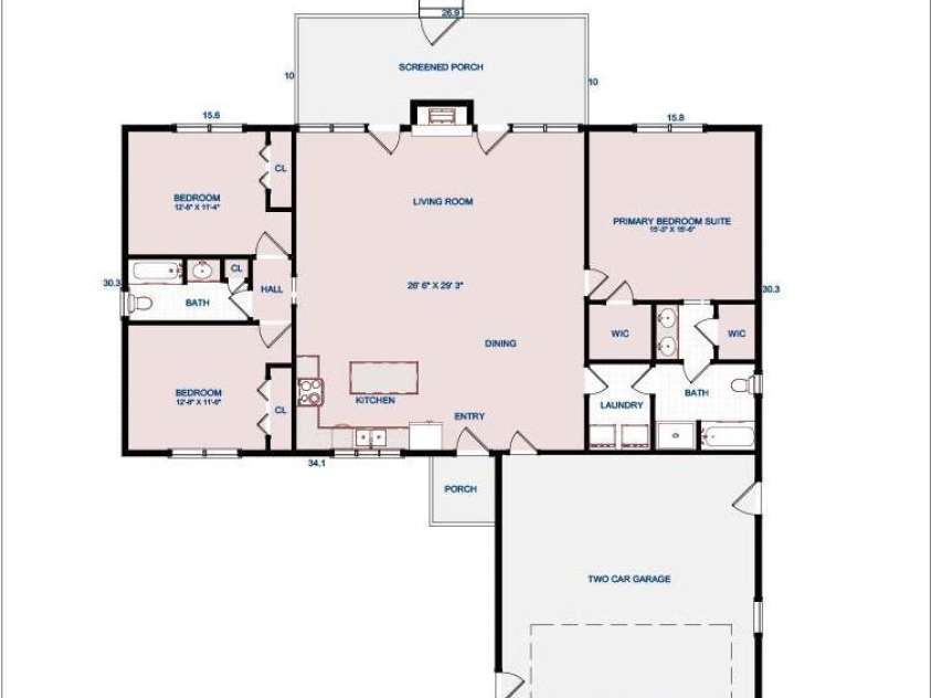 9109 Clement Circle, Terrell, NC 28682.  MLS# CAR4416816, YatesRealty ID 47025. Over 1760 square feet