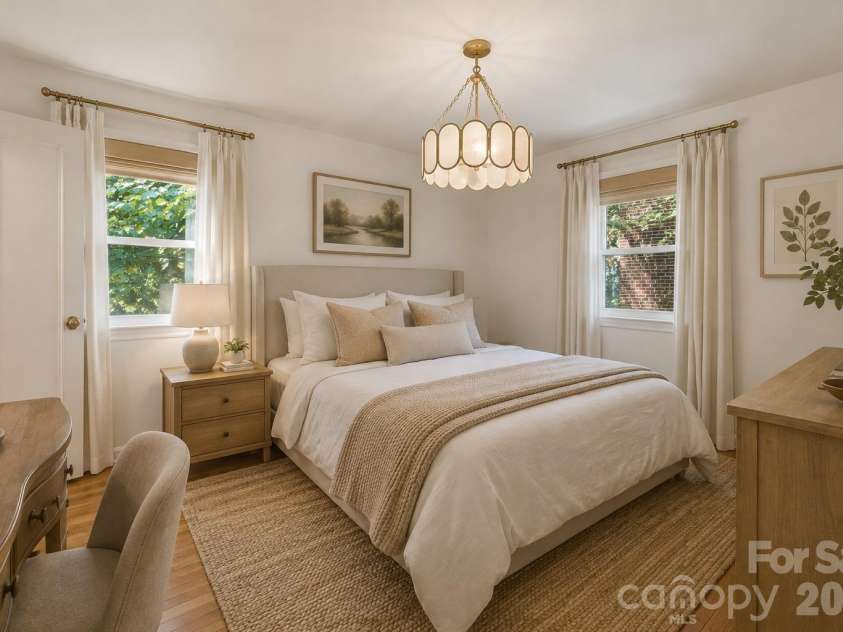 4200 Murrayhill Road, Charlotte, NC 28209.  MLS# CAR4417511, YatesRealty ID 47026. Primary Bedroom AI virtually staged