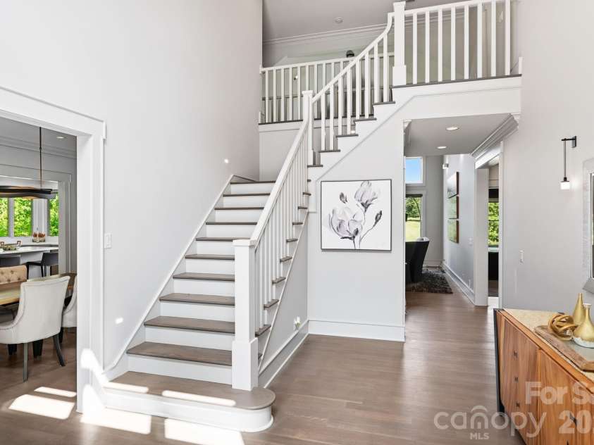 31 Bradford Vistas Drive, Fletcher, NC 28732.  MLS# CAR4303470, YatesRealty ID 4703. Easy access to staircase to upper level 