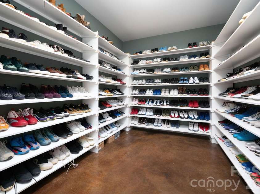 31 Bradford Vistas Drive, Fletcher, NC 28732.  MLS# CAR4303470, YatesRealty ID 4703. Lower level custom closet or pantry 