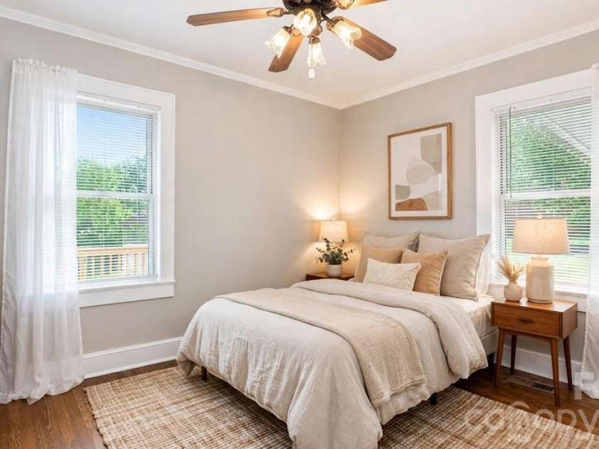 1476 Hickory Avenue, Albemarle, NC 28001.  MLS# CAR4416503, YatesRealty ID 47030. Bedroom #1 Virtually Staged