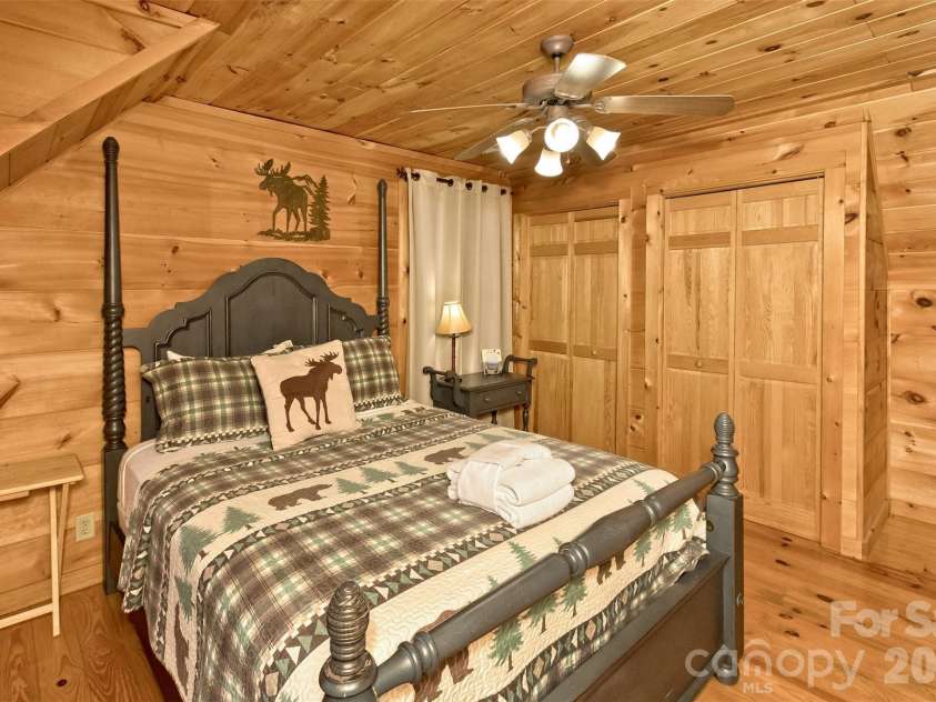 153 Tall Oaks Drive, Maggie Valley, NC 28751.  MLS# CAR4418740, YatesRealty ID 47031. Just a great getaway area that is complete private from the main level.