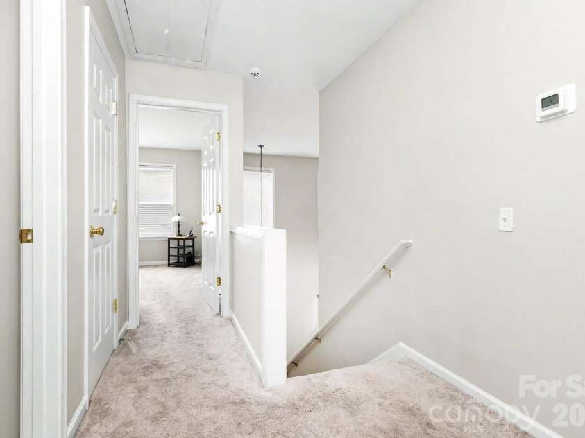 6614 Beverly Springs Drive, Charlotte, NC 28270.  MLS# CAR4418145, YatesRealty ID 47033. Upstairs hallway