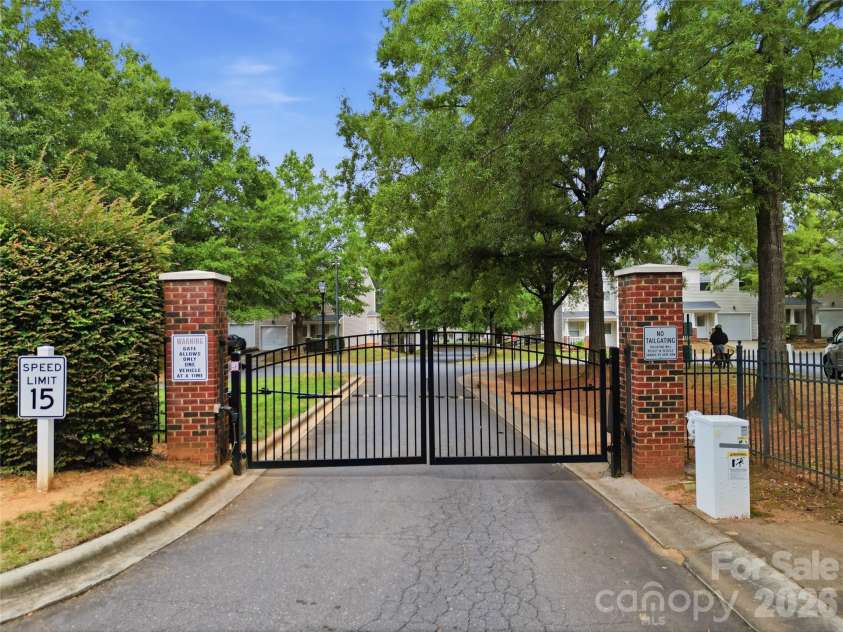 5836 Pisgah Way, Charlotte, NC 28217.  MLS# CAR4417539, YatesRealty ID 47041. Gated community