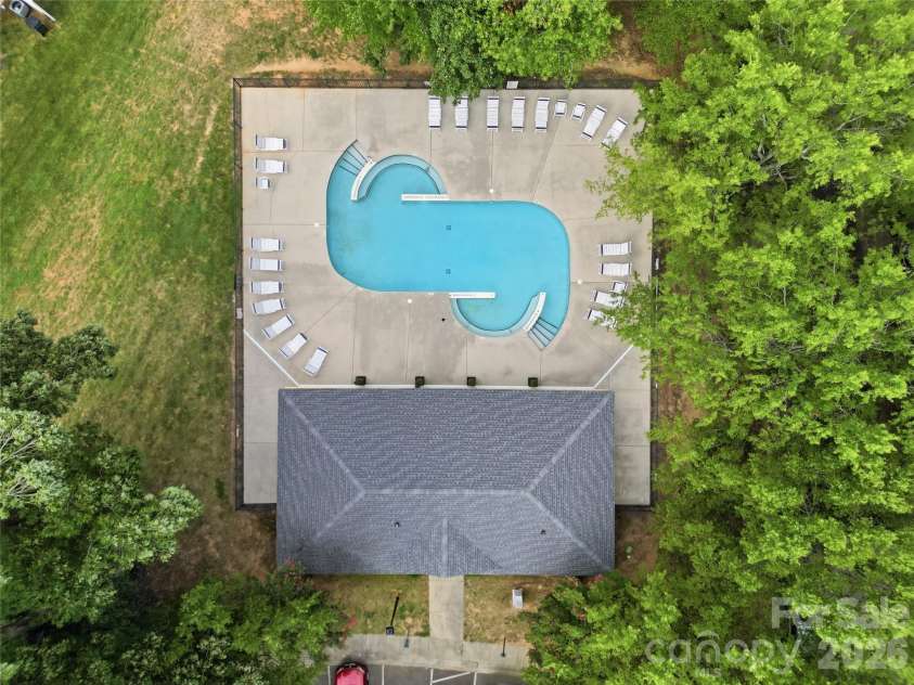 5836 Pisgah Way, Charlotte, NC 28217.  MLS# CAR4417539, YatesRealty ID 47041. Pool