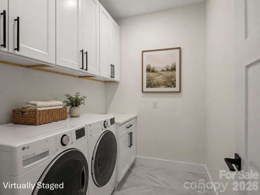 129 Quiet Woods Drive, Leicester, NC 28748.  MLS# CAR4417531, YatesRealty ID 47047. Virtually Staged