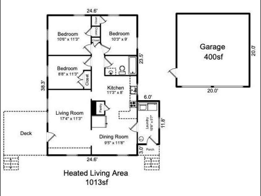 4320 Country Pride Lane, Rock Hill, SC 29730.  MLS# CAR4418161, YatesRealty ID 47050. Floor plan