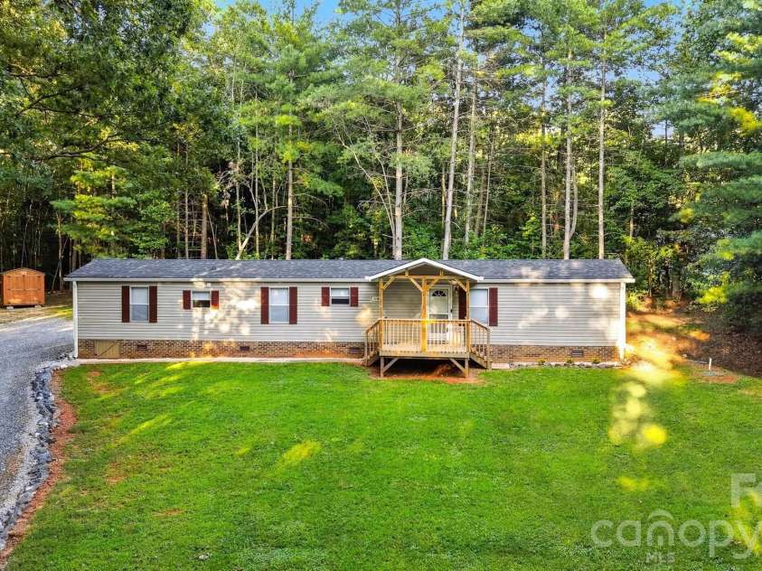 5668 Charlie Little Road, Granite Falls, NC 28630.  MLS# CAR4416192, YatesRealty ID 47064. Beautiful one acre lot!