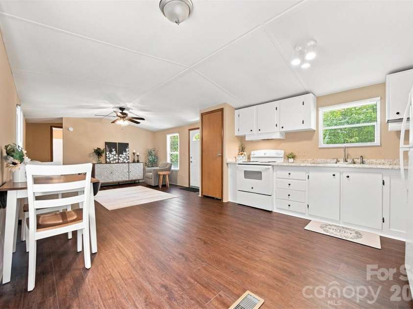 5668 Charlie Little Road, Granite Falls, NC 28630.  MLS# CAR4416192, YatesRealty ID 47064. Freshly painted cabinets!