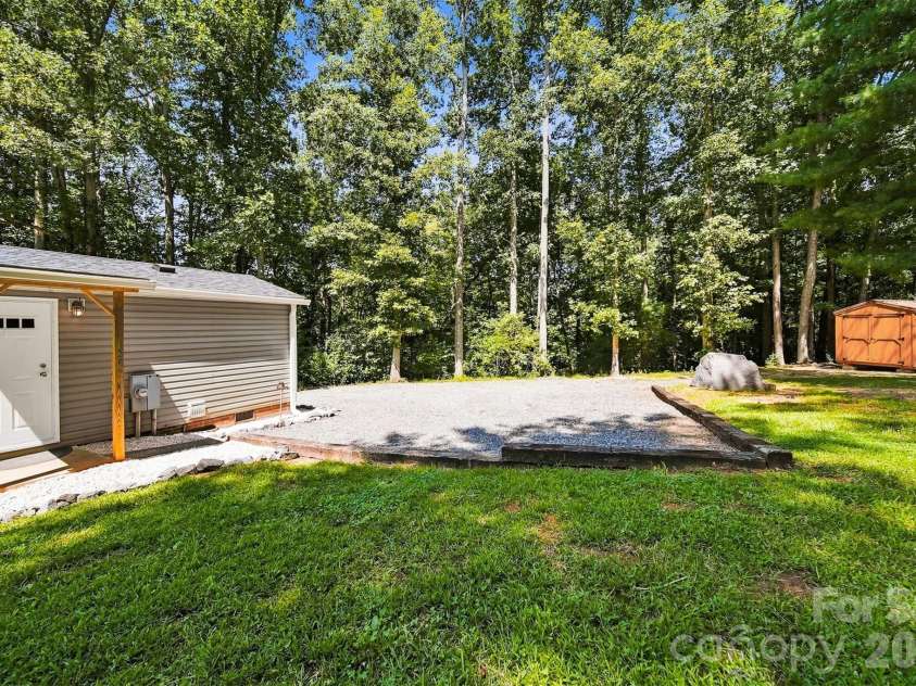 5668 Charlie Little Road, Granite Falls, NC 28630.  MLS# CAR4416192, YatesRealty ID 47064. Parking area!  Quick access to the back door!