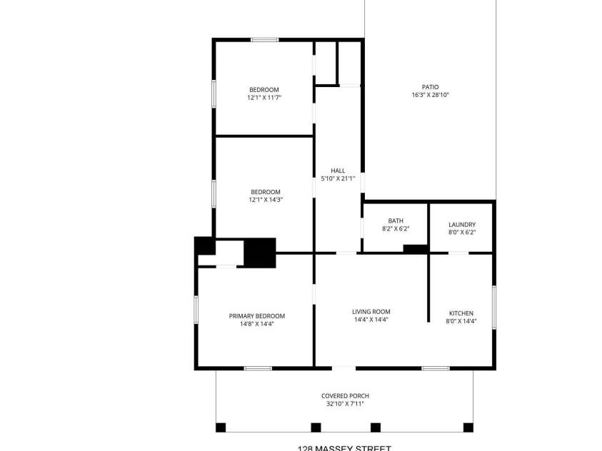 128 Massey Street, Fort Mill, SC 29715.  MLS# CAR4417351, YatesRealty ID 47067. 