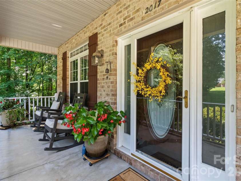 2017 Cameron Heights Circle, Denver, NC 28037.  MLS# CAR4410904, YatesRealty ID 47075. Relax on the charming front porch.