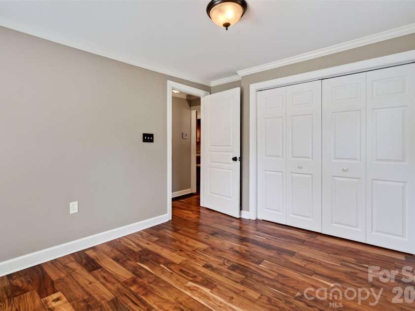 206 Kerlee Heights Road, Black Mountain, NC 28711.  MLS# CAR4414870, YatesRealty ID 47078. Generous double closets provide valuable storage while preserving plenty of usable space in the second bedroom.