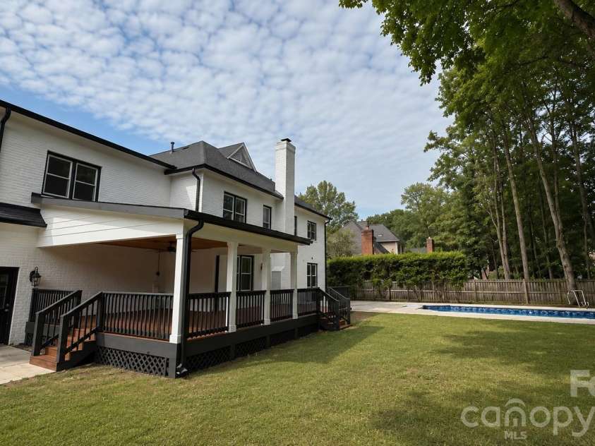 5138 Rotherfield Court, Charlotte, NC 28277.  MLS# CAR4412248, YatesRealty ID 47079. Backyard