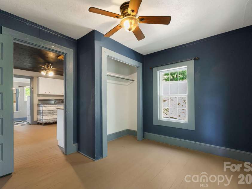 1055 Riverside Drive, Asheville, NC 28804.  MLS# CAR4397717, YatesRealty ID 47092. Bedroom 2- Blue