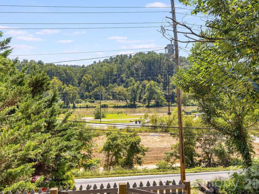 1055 Riverside Drive, Asheville, NC 28804.  MLS# CAR4397717, YatesRealty ID 47092. View from Porch