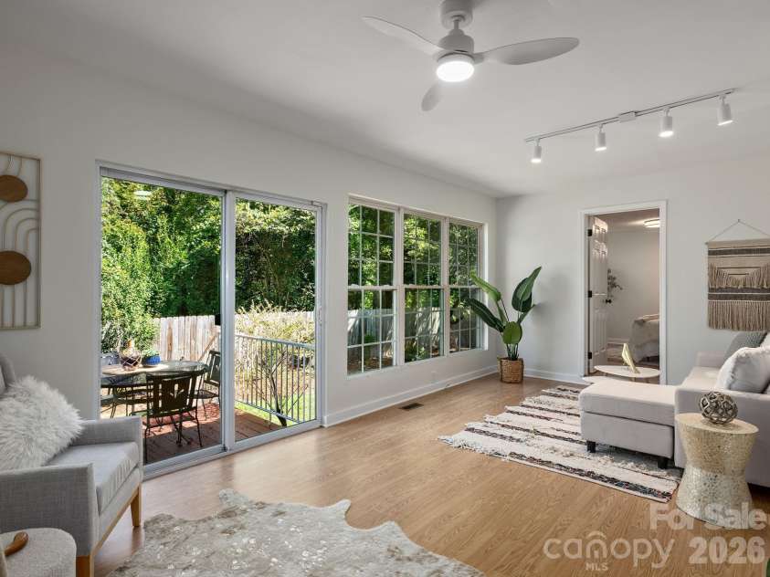304 Old Haw Creek Road, Asheville, NC 28805.  MLS# CAR4406556, YatesRealty ID 47093. Light Filled Flex Space