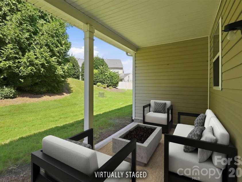 217 River Clay Road, Fort Mill, SC 29708.  MLS# CAR4415592, YatesRealty ID 47096. Back patio