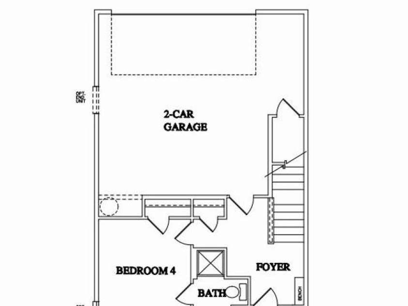 4965 Fitzgerald Avenue, Charlotte, NC 28213.  MLS# CAR4239087, YatesRealty ID 4710. First Floor - Fir Floor Plan