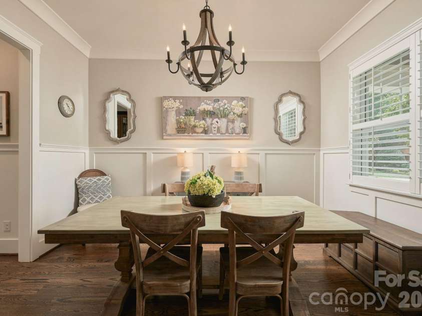 3135 Ford Road, Charlotte, NC 28205.  MLS# CAR4417962, YatesRealty ID 47100. Dining room