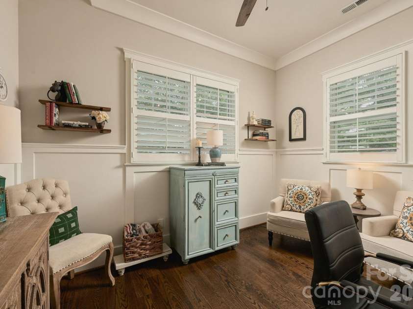 3135 Ford Road, Charlotte, NC 28205.  MLS# CAR4417962, YatesRealty ID 47100. Office/sitting room